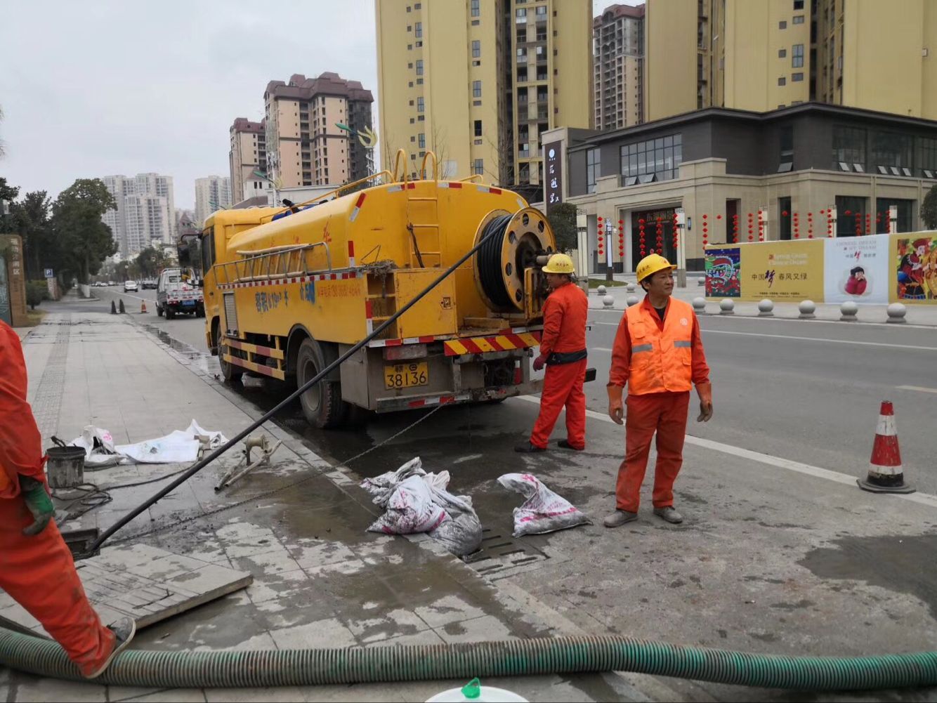 秀山排污管道清淤-管道清洗